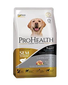 Pro Health Cães Adultos Raças Medias Castrados Light 10kg