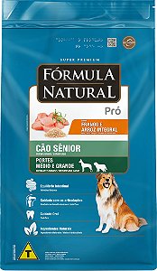 Formula Natural Pro Cães Senior Raças Medias/Grandes 15kg
