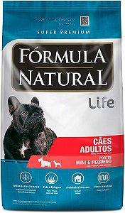 Formula Natural Life Cães Adultos Raças Pequenas 2,5kg