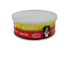 Zuppy Cães Adultos Carne/Cenoura/Batata Doce 170g