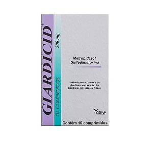 Giardicid 500mg c/ 10 comprimidos