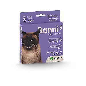 Banni³ 0,9ml (Gatos 2,6kg a 7,5kg)