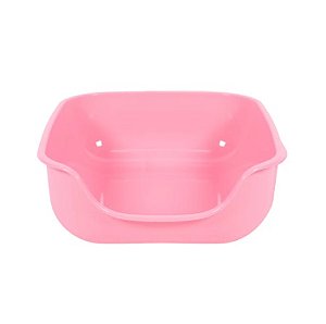 Bandeja Higiênica Caixona de Areia - Rosa