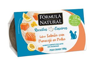 Formula Natural Receitas Caseiras Gatos Adultos Salmão/Maracujá ao Molho 100g