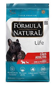 Formula Natural Life Cães Adultos Raças Mini/Pequenas 7kg