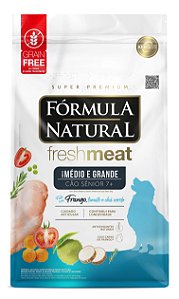 Formula Natural Fresh Meat Cães Senior Raças Medias/Grandes 12kg
