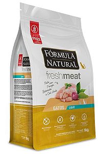 Formula Natural Fresh Meat Gatos Adultos Light Frango 7kg