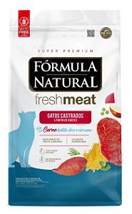 Formula Natural Fresh Meat Gatos Castrados Carne 10kg