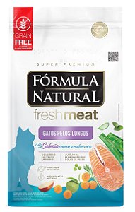 Formula Natural Fresh Meat Gatos Pelo Longo Salmão 7kg