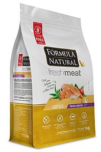 Formula Natural Fresh Meat Gatos Pelo Longo Salmão 7kg