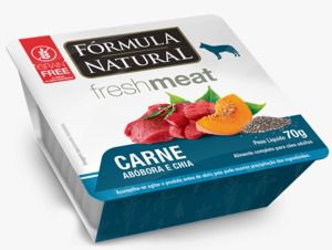 Formula Natural Fresh Meat Gourmet Cães Adultos Sabor Carne, Abóbora e Chia 70g