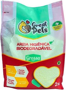 Areia Granulado Biodegradável Mandioca Grossa 2kg