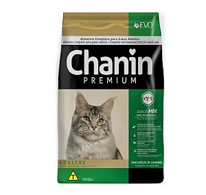 Chanin Gatos Adultos Mix Carne/Peixe/Frango 25kg