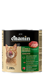 Chanin Gatos Adultos Frango/Carne 280g
