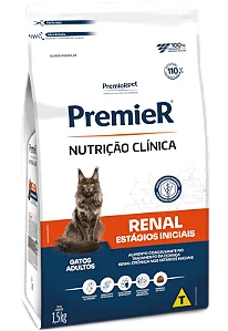 Premier Nutrição Clinica Gatos Renal Primeiro Estagio 1,5kg