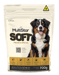 DogStar Soft Natural Cães Adultos/Senior Carne/Arroz 700g