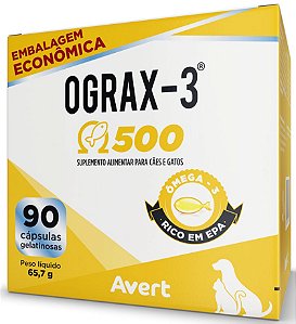 Ograx-3 500mg c/ 90 comprimidos