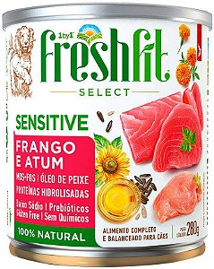 Fresh Fit Select Spin Cães Adultos Sensitive Frango/Salmão 280g