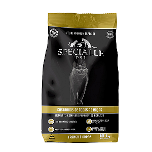 Specialle Gatos Castrados Frango 10kg