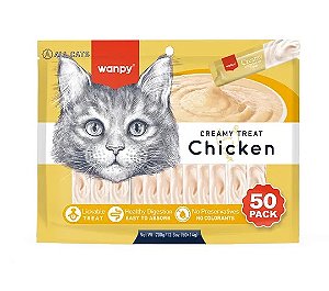 Wanpy Creamy Sabores Frango 700g (50 unidades)