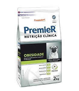 Premier Nutrição Clinica Cães Obesidade Raças Pequenas 2kg