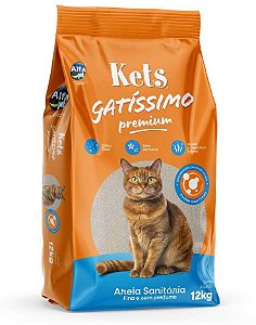 Areia Granulado Gatissimo Sem Perfume 12kg