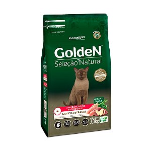 Golden Seleção Natural Gatos Castrados Frango/Batata Doce 3kg