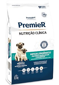 Premier Nutrição Clinica Cães Adultos Hypoallergenic Proteina Hidrolisada/Mandioca Raças Pequenas 10kg