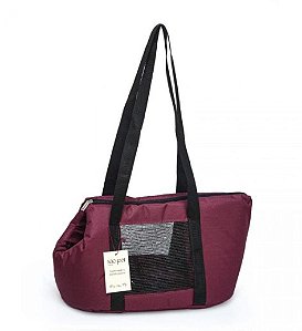 Bolsa Marie Nylon Nº2 - Vermelho (40x21x25cm)