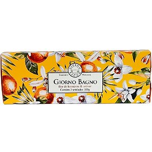 Kit Sabonete Barra Giorno Bagno - Flor de Laranjeira/Vetiver 3x100g