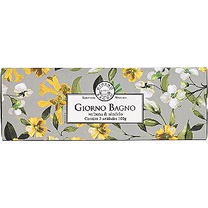 Kit Sabonete Barra Giorno Bagno - Verbena/Sândalo 3x100g