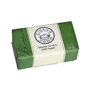 Sabonete em Barra Giorno Uomo Verde 180g