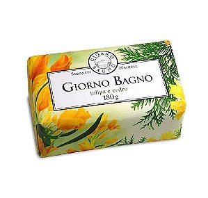 Sabonete em Barra Giorno Bagno Tulipa/Cedro 180g