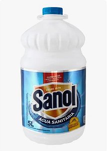 Agua Sanitária Sanol 5L