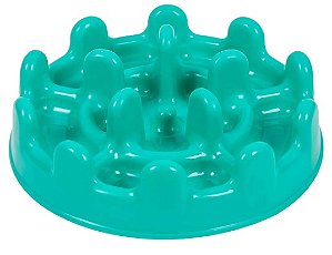 Comedouro Interativo Pet Games Mini Lento Pet Fit - Verde Água