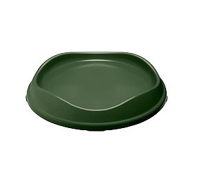 Comedouro Raso p/ Gatos 300ml - Verde