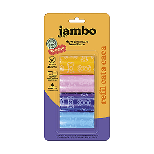 Cata Caca Refil Jambo Basic (4 Rolos c/ 20 sacos)