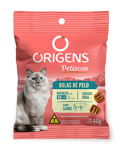 Snack Origens Gatos Bolas de Pelo 40g
