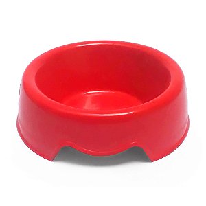 Comedouro/Bebedouro Plastico Nº4 - 1700ml - Vermelho