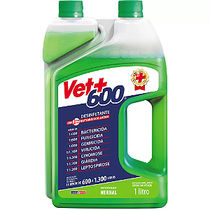 Desinfetante Concentrado Vet+600 1L - Herbal