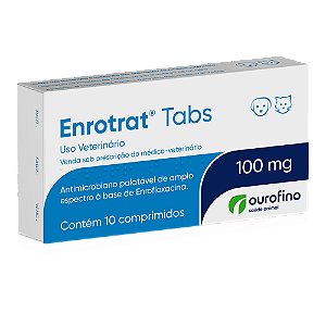 Enrotrat Tabs 100mg c/ 10 Comprimidos