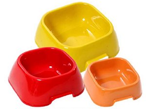 Comedouro/Bebedouro Quadrado Medio (600ml)