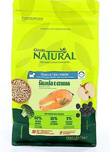 Guabi Natural Cães Adultos Raças Mini/Pequenas Salmão/Cevada 10kg