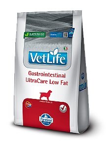 Vet Life Cães Gastrointestinal UltraCare Low Fat Raças Medias 1,5kg