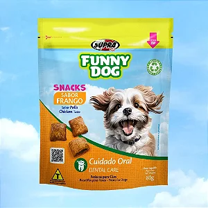 Snack Funny Dog Frango 80g