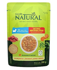 Sache Guabi Natural Cães Adultos Carne/Arroz/Vegetais 100g