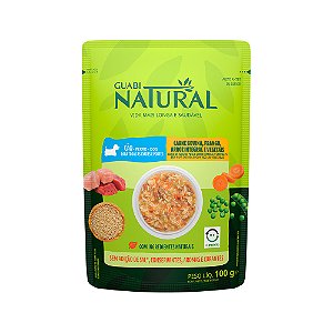 Sache Guabi Natural Cães Adultos Carne/Frango/Arroz/Vegetais 100g