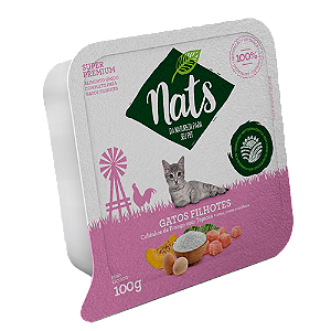 Nats Gatos Filhotes Frango/Tapioca 100g