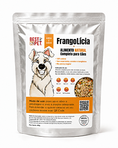 Alimentação Natural Best2Pet Cães Adultos Frangolícia Gourmet 400g
