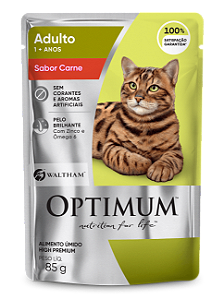 Sache Optimum Gatos Adultos Carne 85g